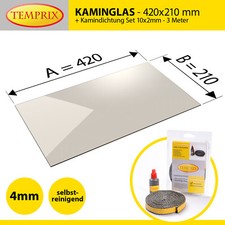 Kaminglas Ofenglas feuerfestes