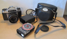 DDR Spiegelreflexkamera EXA 1 b Objektiv C.Z. Jena Tessar 2.8/50 + Weimar Lux