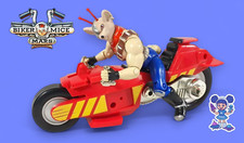 ⭐Vinnie mit Radical Rocket Sled Biker Mice from Mars Galoob 90er⭐