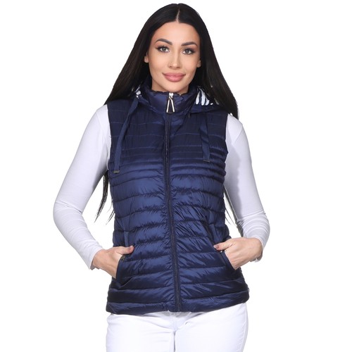 Damen weste steppweste - steppweste, blau
