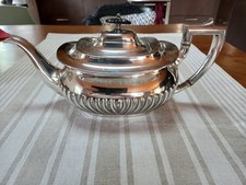 Teekanne, versilbert, englisch