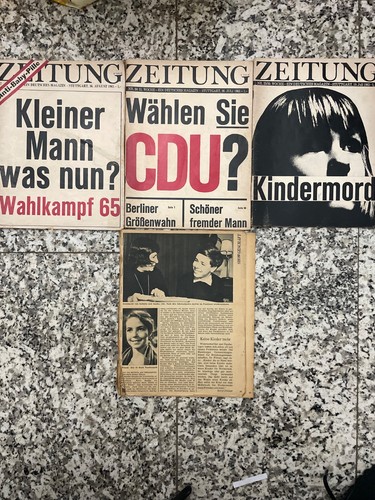Zeitungen 1965 vintage - 4,