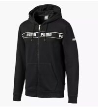 Puma Herren Amplified Fleece mit Kapuze Track Top Sweat Jacke M 580433 01 BNWT