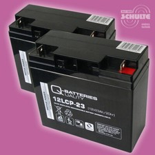 Akku-Satz Batterien für Rollstuhl Schiebe- u. Bremshilfe V-Max+, 2 x 12V 23Ah
