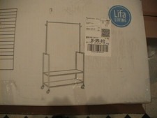 Kleiderständer Metall Lifa Living 85 x 46 x 176 cm fahrbar