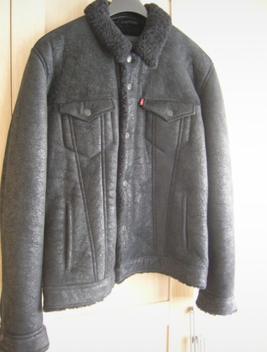 Levis shearling lederjacke - levis,