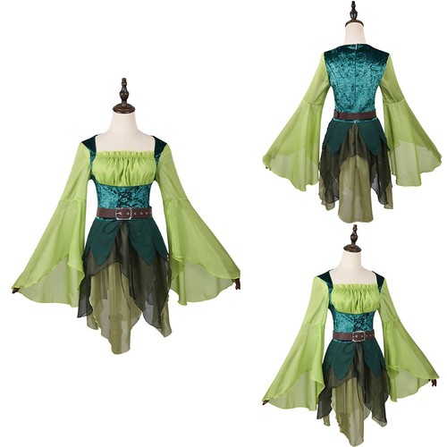 Elfenkleid grün fee - elfenkleid, kostüm