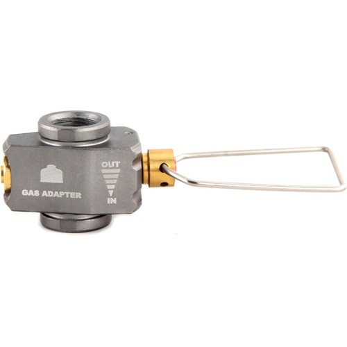 Gas canister refill adapter - canister,