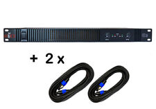 DIGITALE ENDSTUFE  1100 WATT RMS  2,5 KG  NEUHEIT 19" mit lautsprecherkabel 40m 
