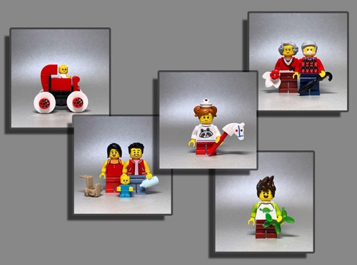 Lego figuren mama papa - papa, oma