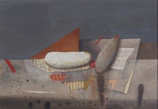 Karl Korab, Früchte, Gouache