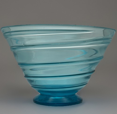 Whitefriars glas schale - whitefriars, 10"