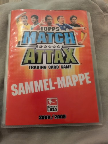 Match attax mappe 2008 2009 - mappe,