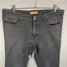 Paddocks Jeans Herren Hose W42/L30 Schwarz Ranger Gerade Beim  Baumwolle elastha