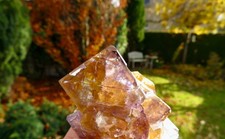 ⚒  Gelb/Lila Fluorit Kristall Stufe, Namibia, Okorusu Mine ⚒ 🇳🇦