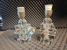 2stk tischlampen glas - tischlampen, art