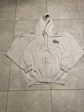Stussy Rework Zip Hoodie Grau