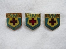 DDR - Abzeichen - JP - Junge Sanitäter in Bronze, Silber, Goldfarben