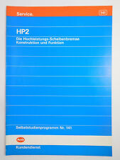 Selbststudienprogramm SSP 141 Audi HP2 Hochleistungs Scheibenbremse V8 S4 '93 