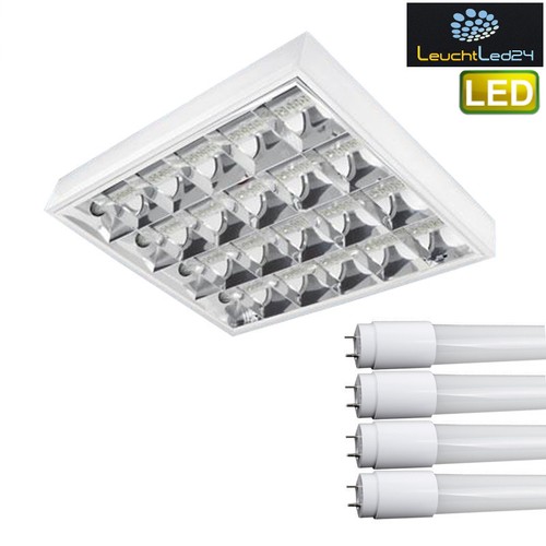 Neu set led rasterleuchten - set,