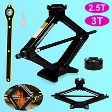 2.5T 3T Scherenwagenheber Wagenheber Auto Lift PKW SUV MPV mit Ratsche & Gummi