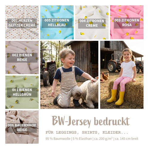 Baumwolljersey meterware - baumwolljersey,