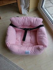 Woolly Autositz Rosa Mit Seitentaschen Für Xs Oder S Hunde Kaum Verwendet WieNeu