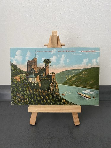 Vintage postkarte chateau - postkarte,