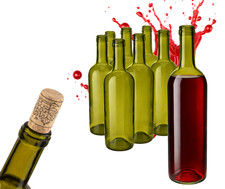 Weinflasche 750ml Glasflasche