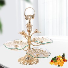 Glas Obst Tablett Dekoratives