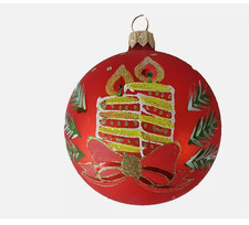 dekorative Glaskugel Baumkugel