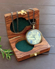 TASCHENUHR mit Weste Kette und