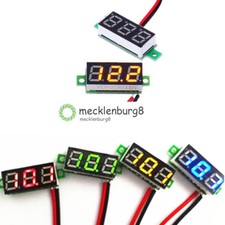 0.28 inch Red/Blue/Green LCD Mini Digital DC Voltmeter Gauge Voltage Detector