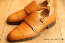 Barker Double Monk Buckle Tan