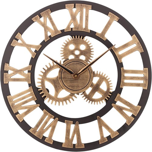 Holz wanduhr 45cm - 45cm, römische