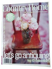Country Home Zeitschrift August 2001 Landhausstil Antiquitäten Deko Vintage