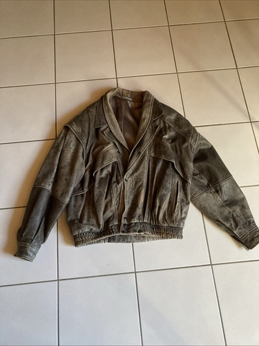 Antik lederjacke braun - gr.50,