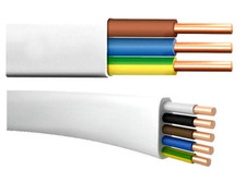 Flach Feuchtraumkabel Leitung