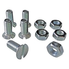 Müba Muldenschrauben für Schubkarre "Beton" / "Ideal", Schraube Mulde Betonkarre