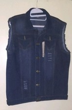 🐞🍀Jeans Weste Damen 4XL