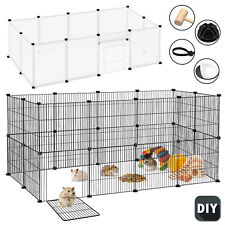 DIY Freigehege Kaninchen Tiergehege Katzenkäfig Laufstall Laufgitter für Hamster