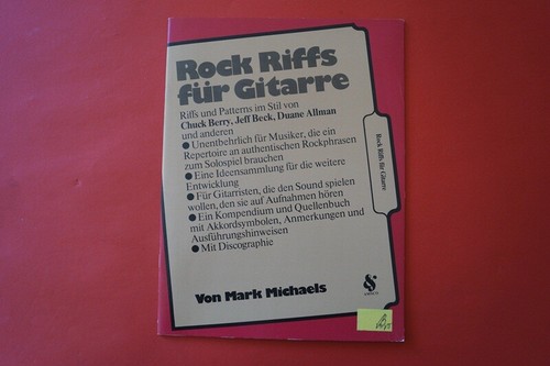 Rock riffs für - rock, gitarre
