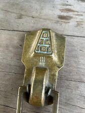 Antik Original "Altberliner" Tür Klingel Zugklingel Messing Jugendstil 1900 Bell