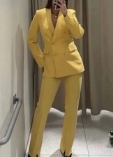 Anzug/ Blazer&Hose/Gelb