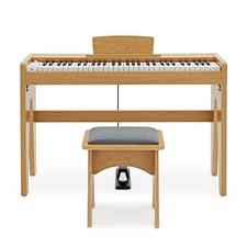 BWARE Keynote Junior Digital Piano & Hocker, Eiche hell