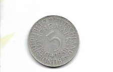 5 DM SILBERADLER 1958 J