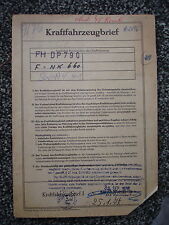 Audi NSU Variant N 75 PS 1,7 Ltd 1970 5-Sitzer Datenblatt Brief FF