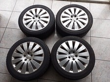 4 x Alufelgen Jaguar S Type 17 Zoll , 7,5Jx17H2, Winterreifen Conti 245/45 R17