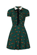 Hell Bunny Kleid Vixey Grün