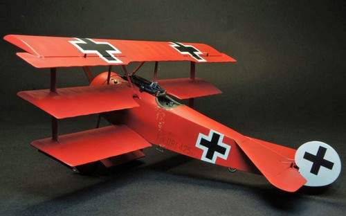 Red baron fokker dr1 wwi - red,